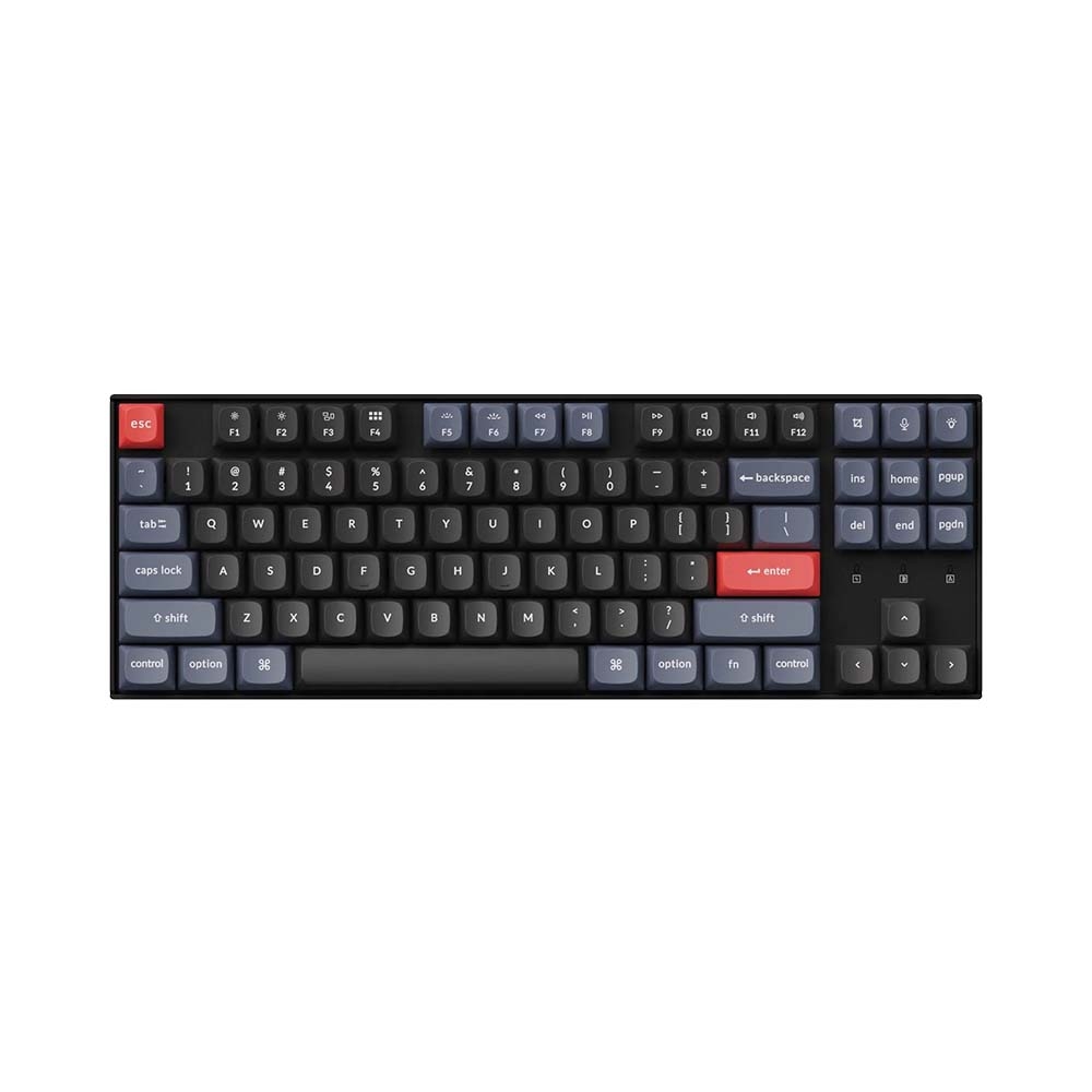 Bàn phím cơ TKL không dây Keychron K8 Pro Led RGB HotSwap Gateron G Pro Switch Red / Blue / Brown