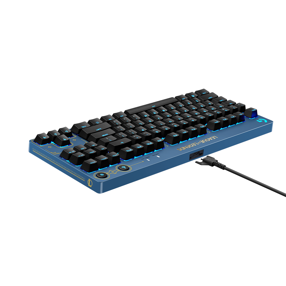 Combo Bàn phím cơ TKL - Chuột Gaming không dây Logitech League of Legends Edition