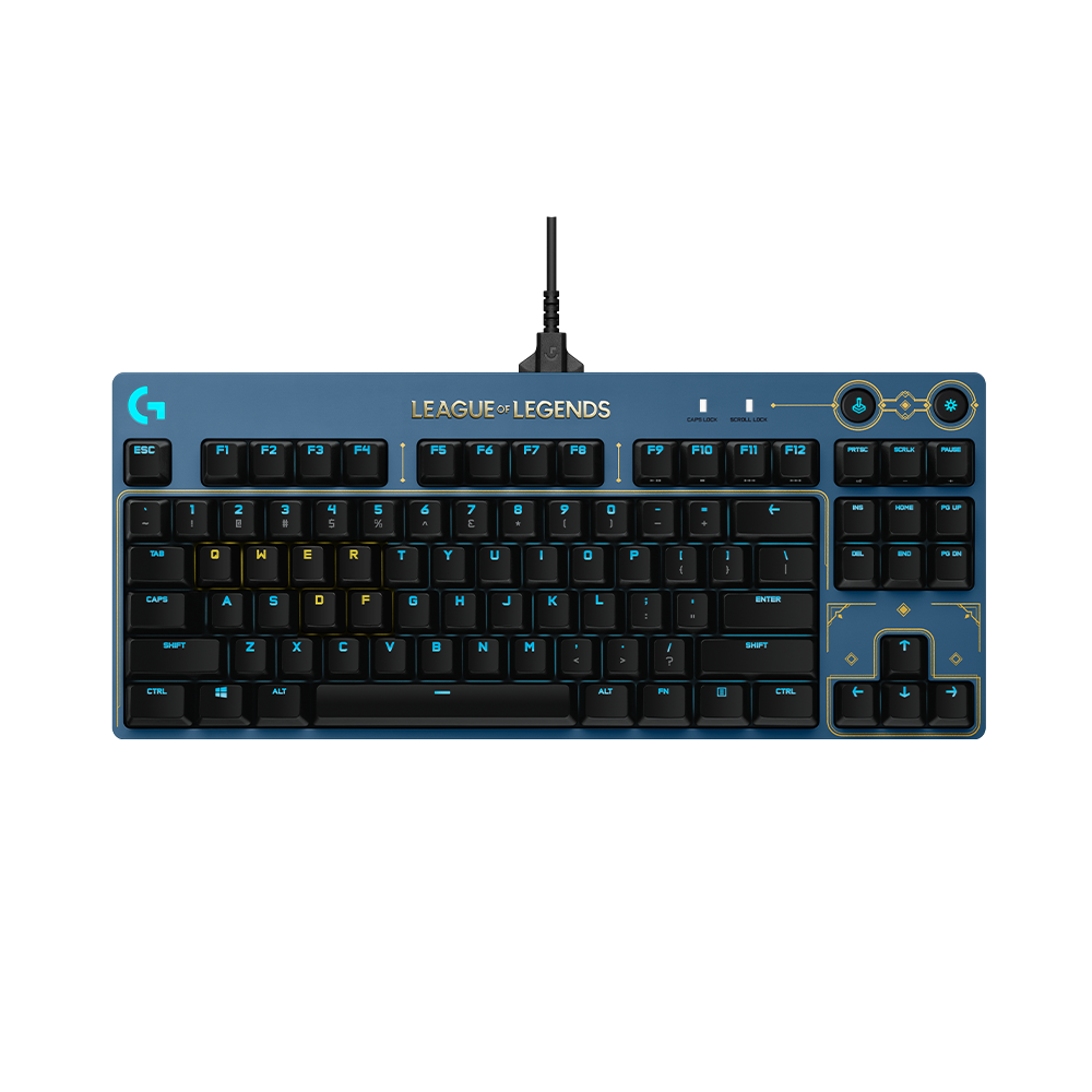 Combo Bàn phím cơ TKL - Tai nghe Logitech League of Legends Edition