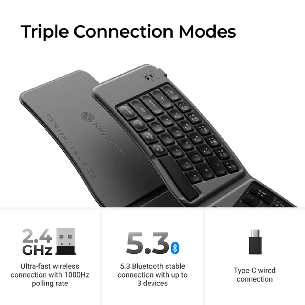 Bàn phím gập không dây Keychron B11 Pro Ultra-Slim Wireless