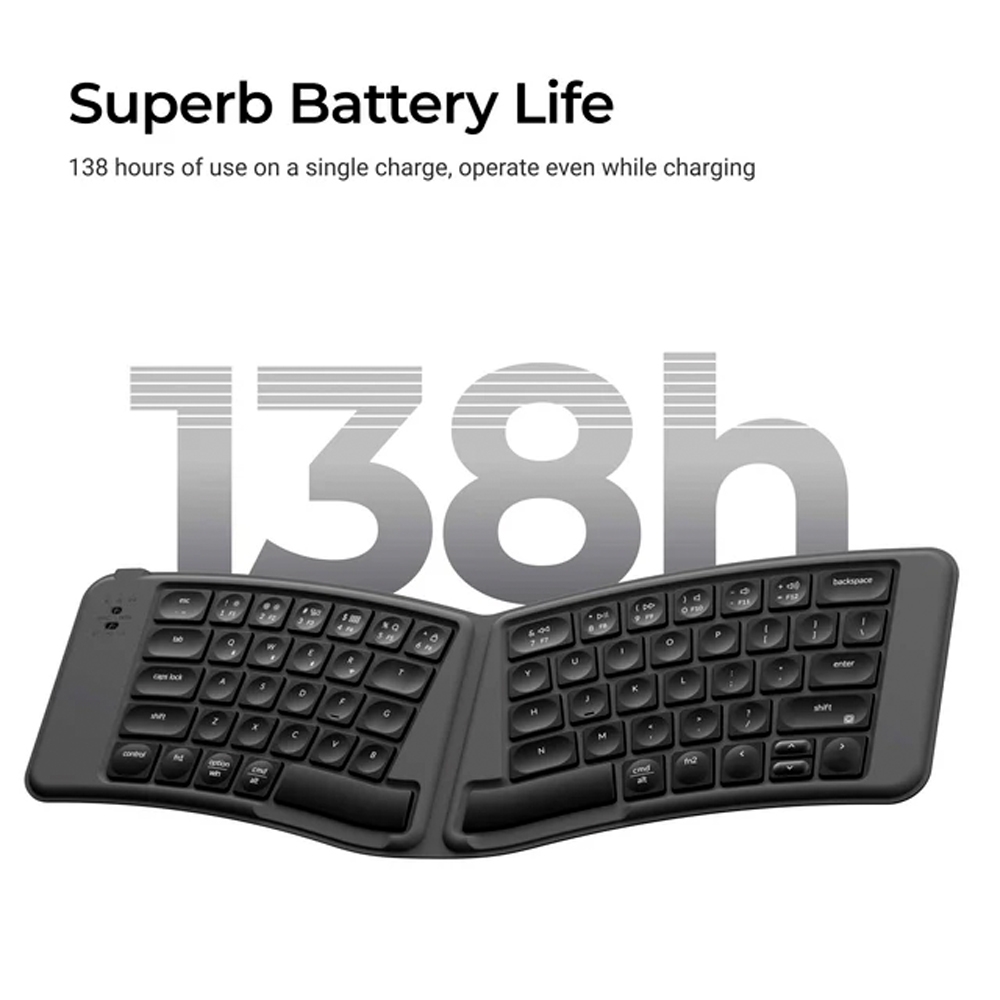 Bàn phím gập không dây Keychron B11 Pro Ultra-Slim Wireless