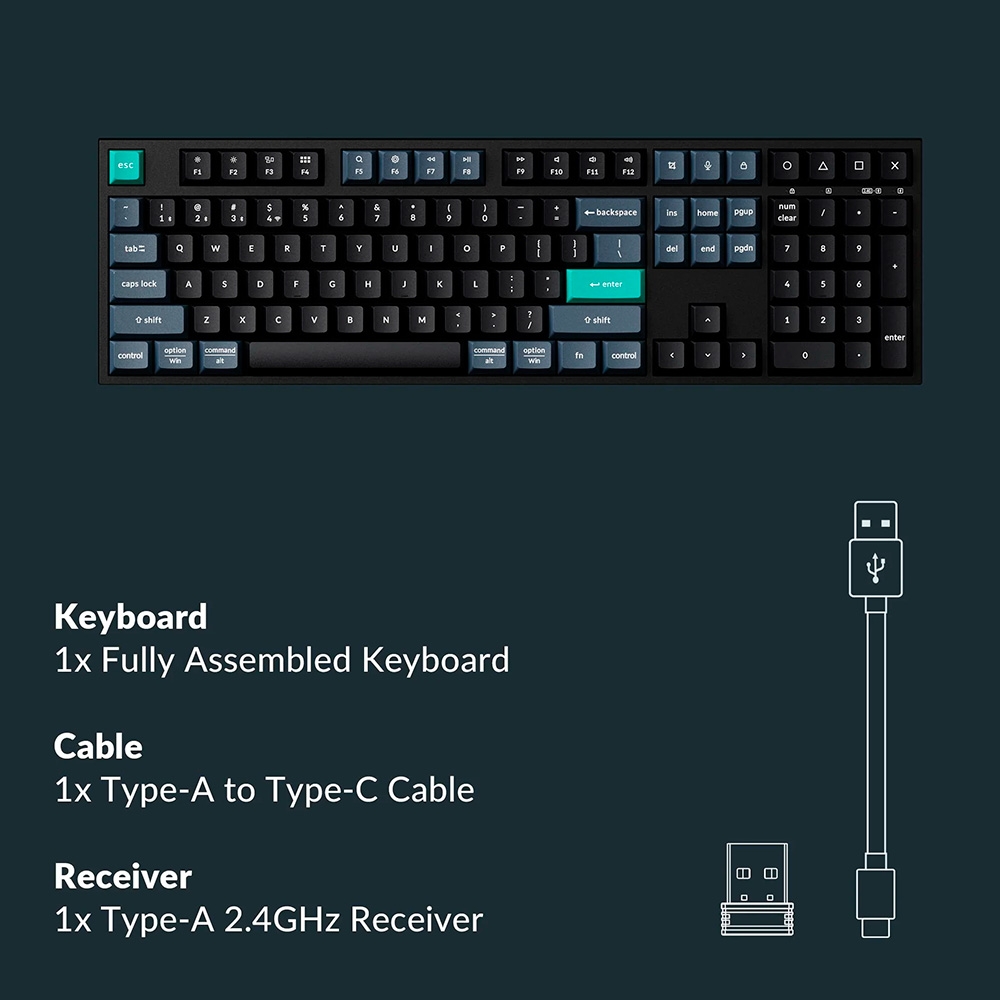 Bàn phím không dây Keychron B36 Silent Wireless