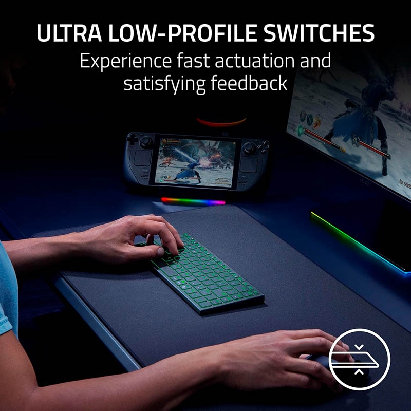 Bàn phím không dây Razer Joro Hyper Thin Multi Device (Ultra Low-Profile Sw) RZ03-02360100-R3M1