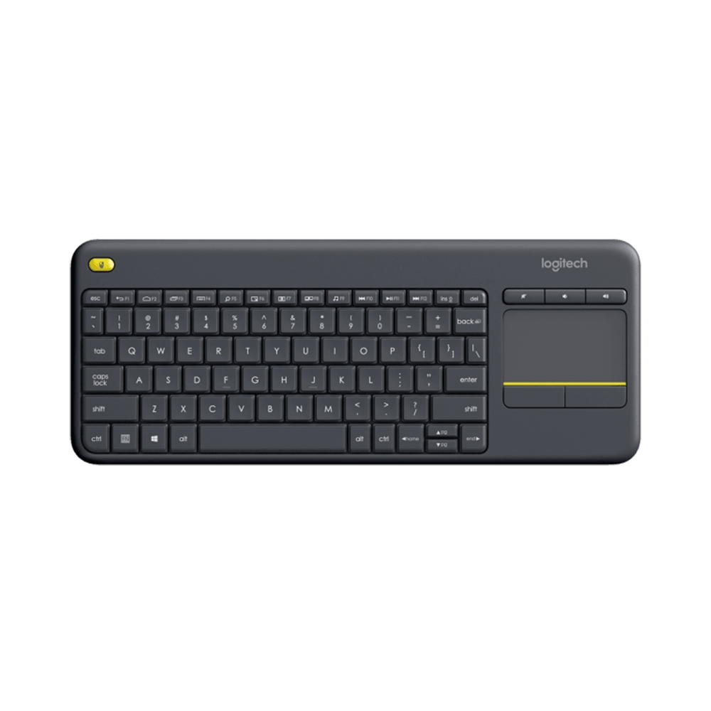 Bàn phím không dây Touchpad Logitech K400 Plus Black 920-007165