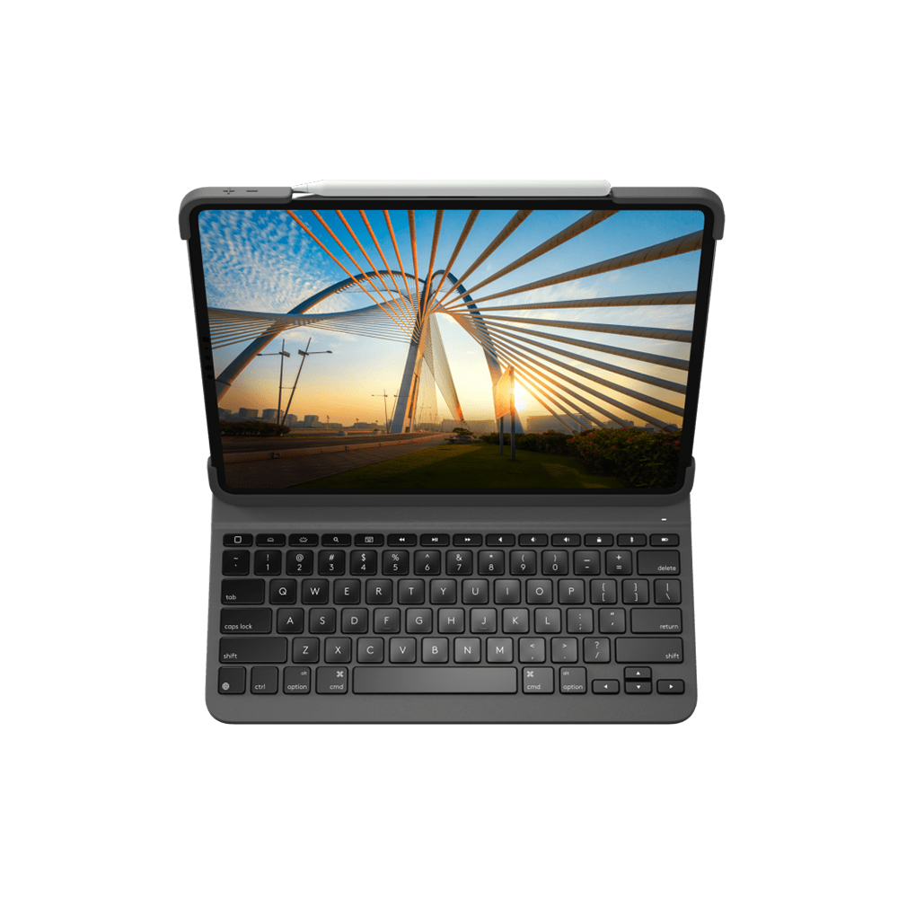 Bao da kèm Bàn Phím Logitech Slim Folio Pro cho Ipad Pro 12.9 inch Gen 3rd 920-009124
