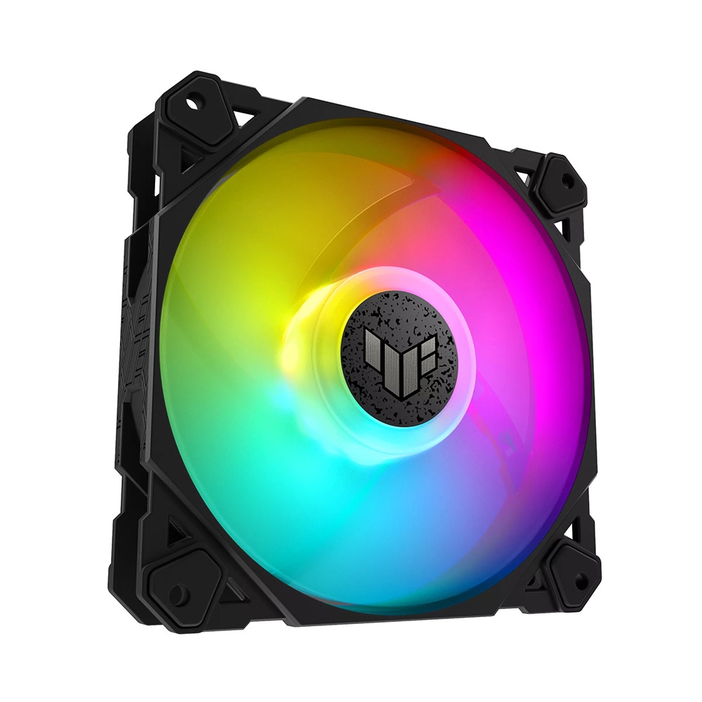 Bộ ba Fan Case Asus TUF Gaming TF120 ARGB 120mm Black with ARGB Controller TF120A1R