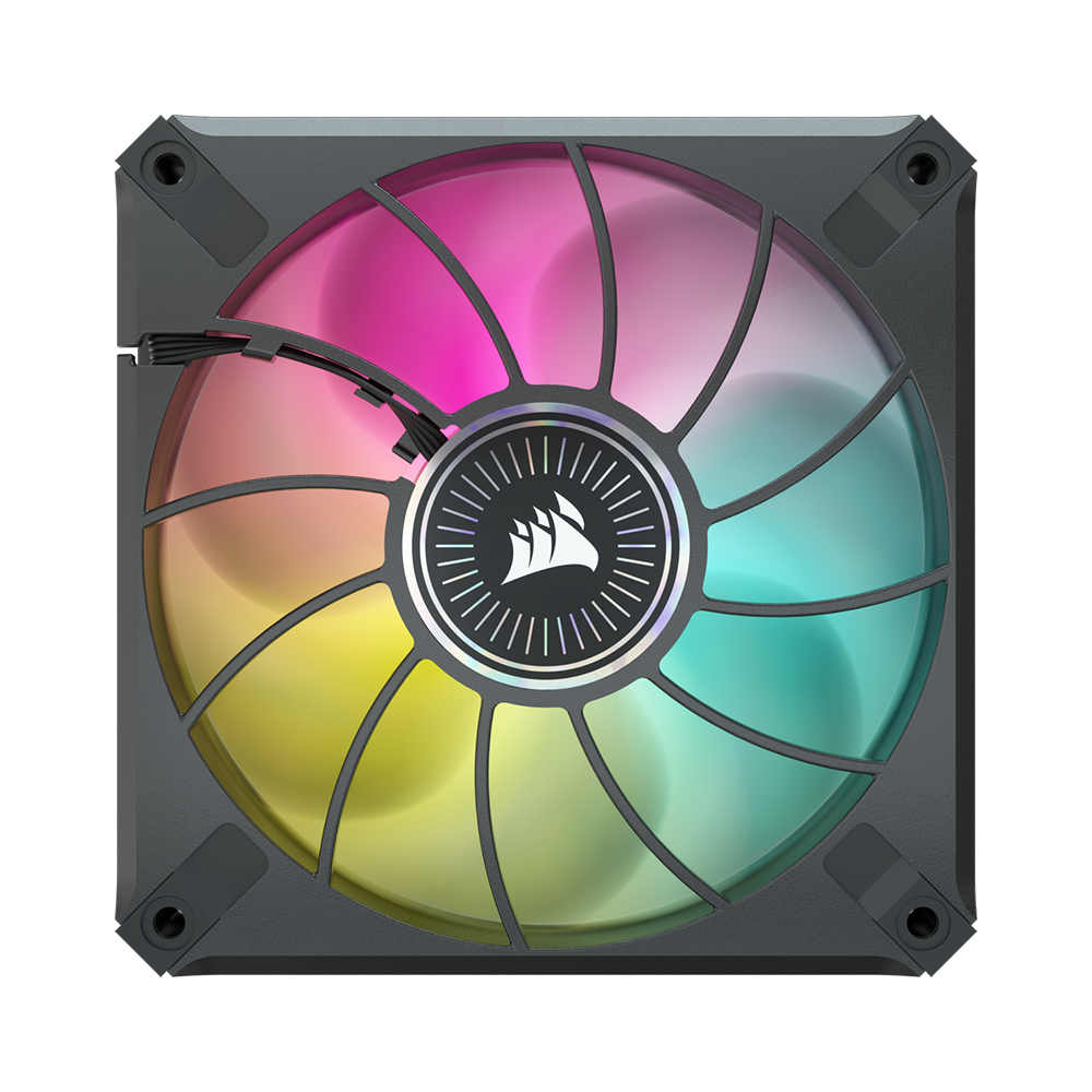 Bộ ba Fan Case Corsair ML120 RGB ELITE Premium 120mm Black with Lighting Node CORE CO-9050113-WW