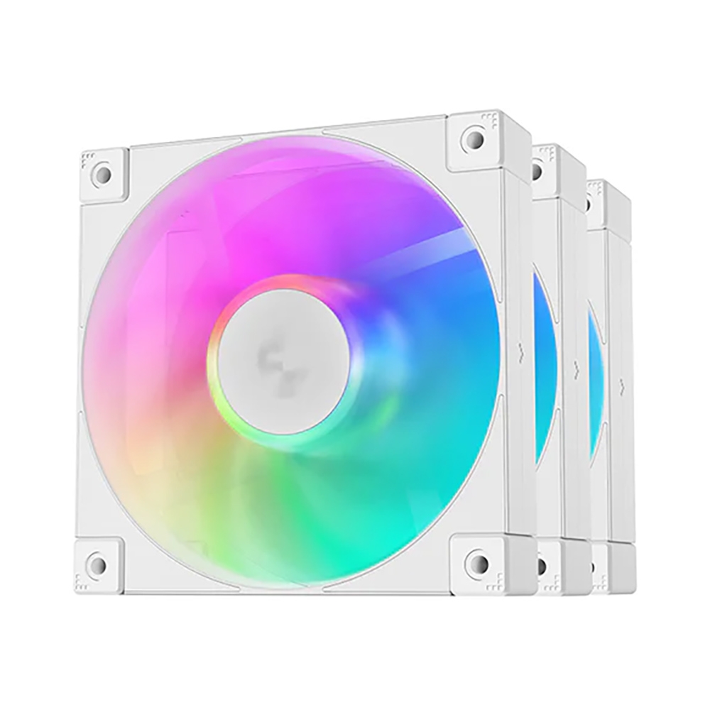 Bộ ba Fan Case Deepcool FD12 ARGB WH-3 IN 1 White R-FD12-WHAPN3-G