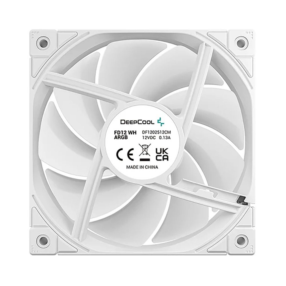 Bộ ba Fan Case Deepcool FD12 ARGB WH-3 IN 1 White R-FD12-WHAPN3-G
