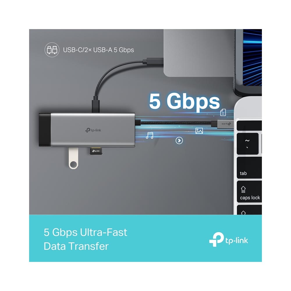 Bộ chia USB Type-C ra 5 cổng TP-Link UH5020C