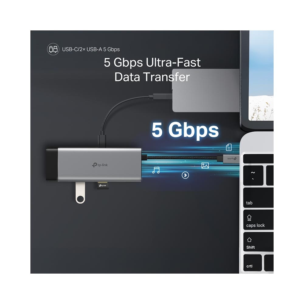 Bộ chia USB Type-C ra 7 cổng TP-Link UH7020C
