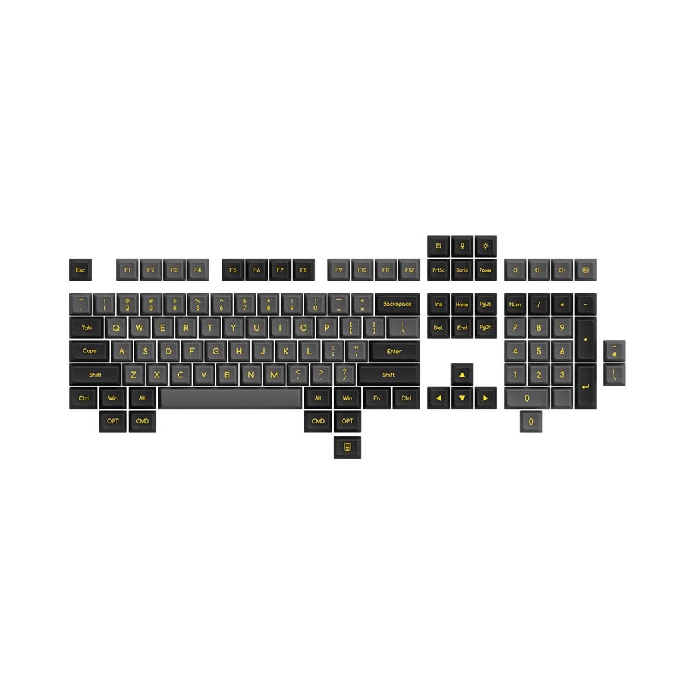 Bộ Keycap Akko Black Gold ABS Double-Shot SAL Profile