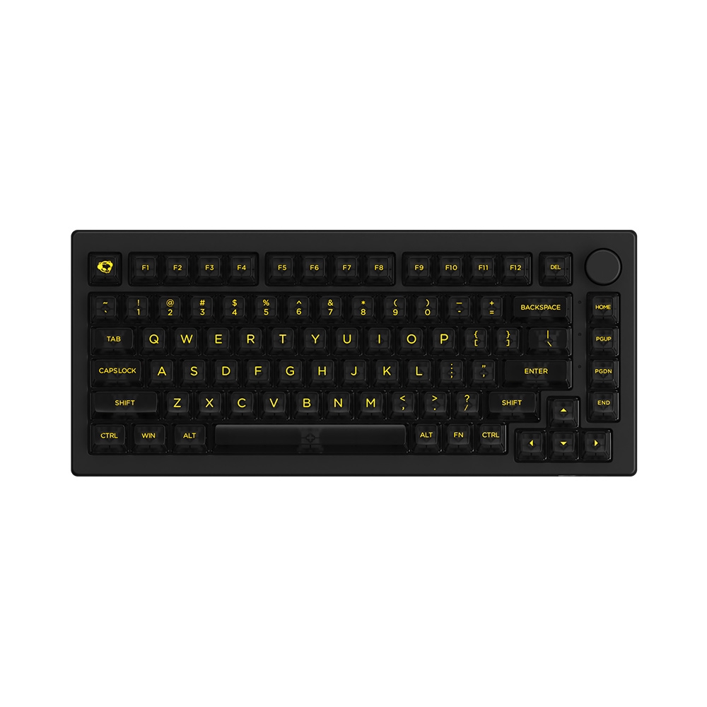 Bộ Keycap Akko Clear Transparent Black Set V2 PC ASA-Clear Profile