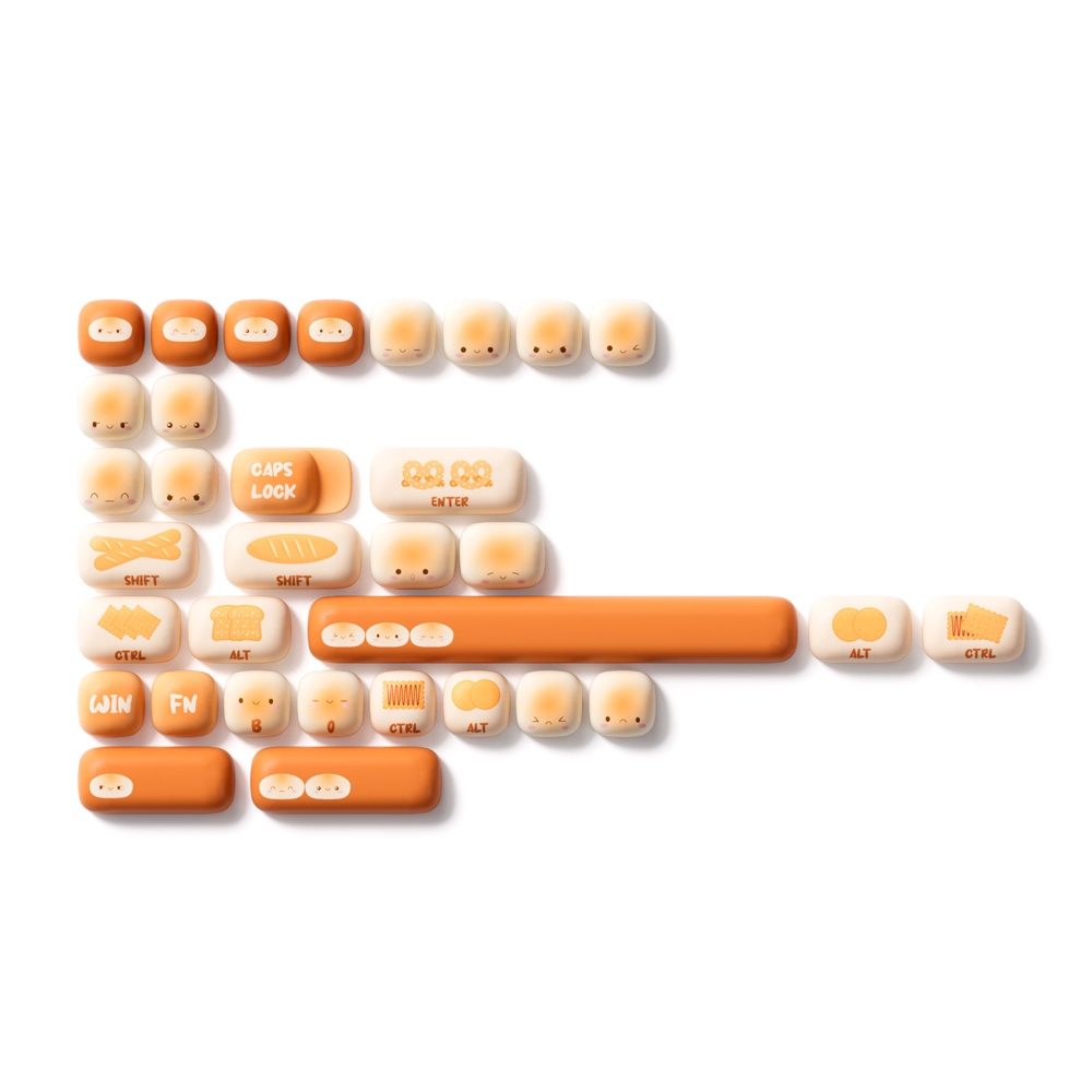 Bộ Keycap Akko Bun Wonderland PBT Dyesub MOG Profile