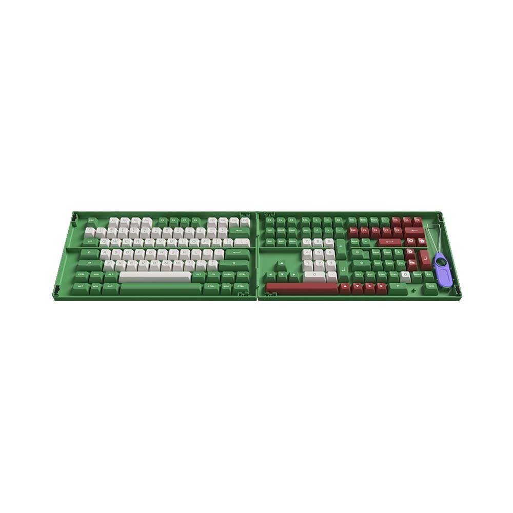 Bộ Keycap Akko Matcha Red Bean PBT Double-Shot ASA Profile