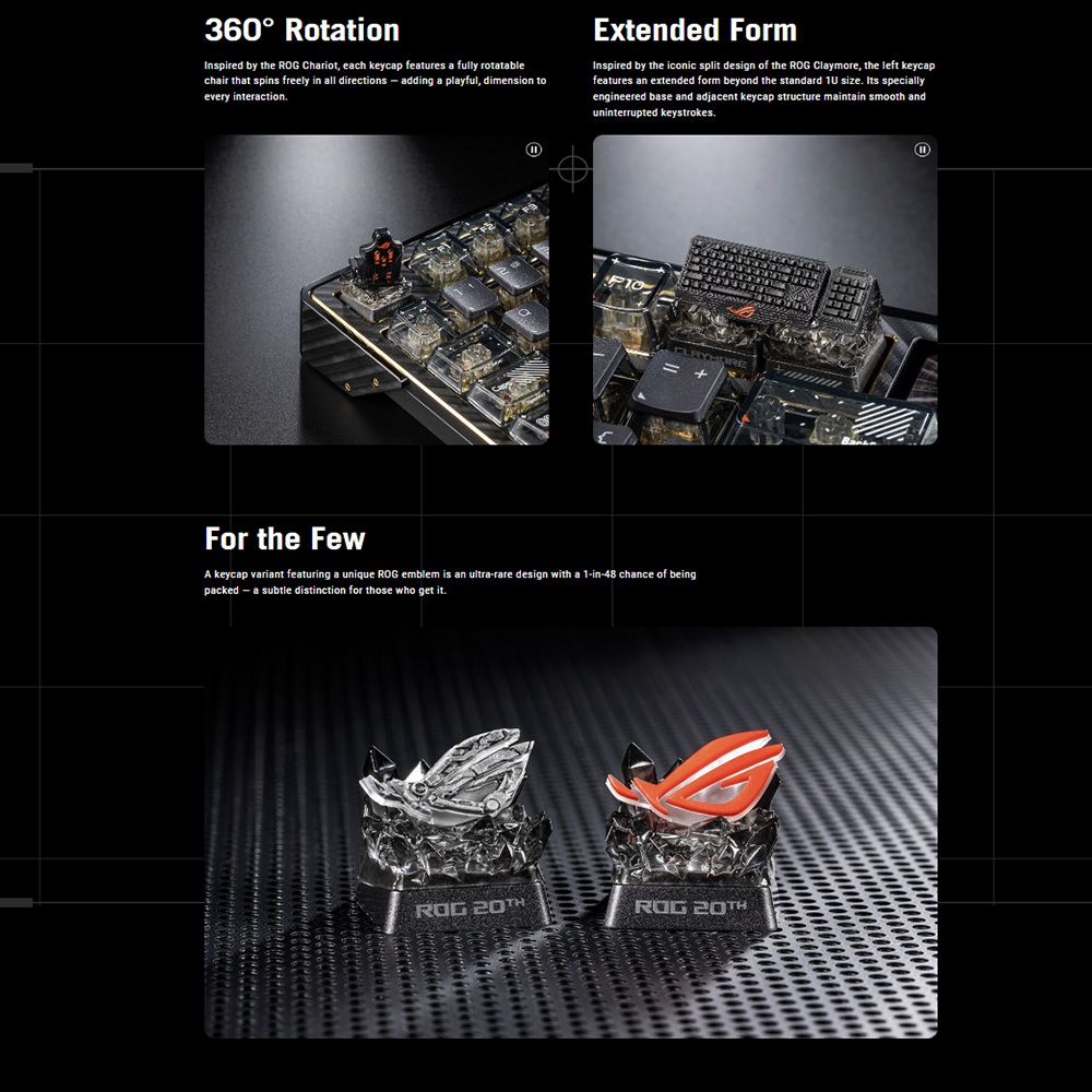 Bộ Keycap ASUS ROG Mystery Box Edition 20 90MP04UA-BKUA00