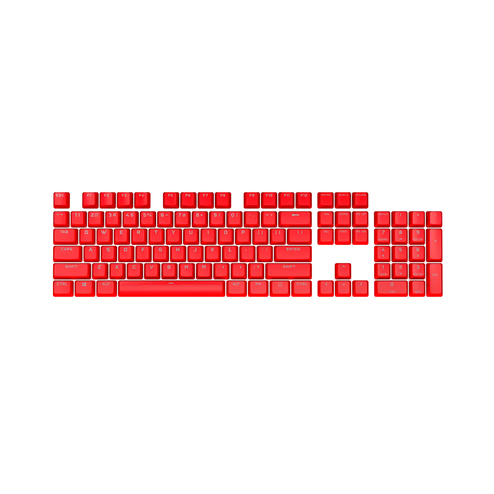 Bộ Keycap Corsair PBT Double-Shot PRO Origin Red CH-9911020-NA