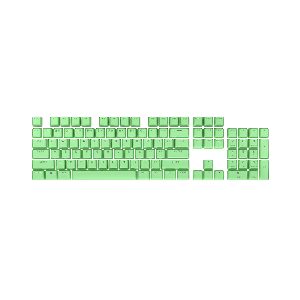 Bộ Keycap Corsair PBT Double-Shot PRO Mint Green CH-9911080-NA