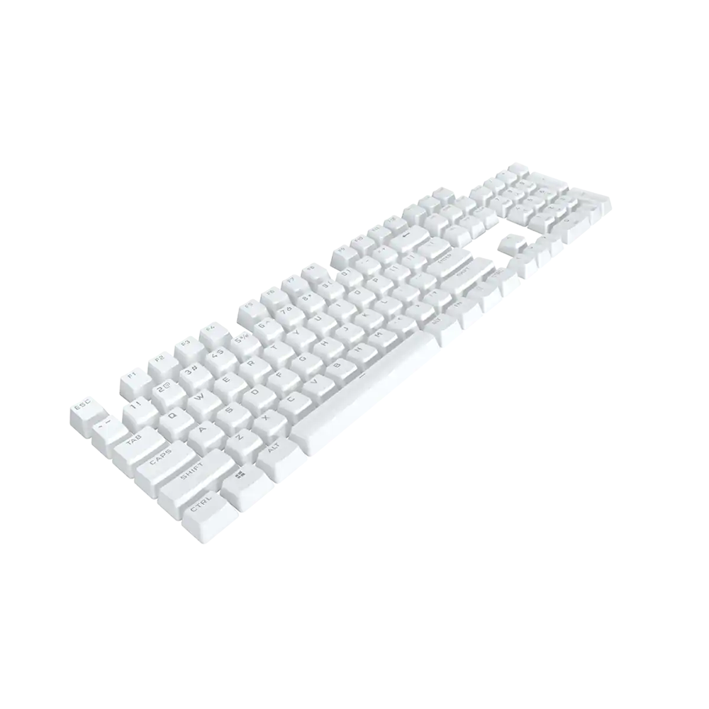 Bộ Keycap Corsair PBT Double-Shot PRO Arctic White CH-9911040-NA