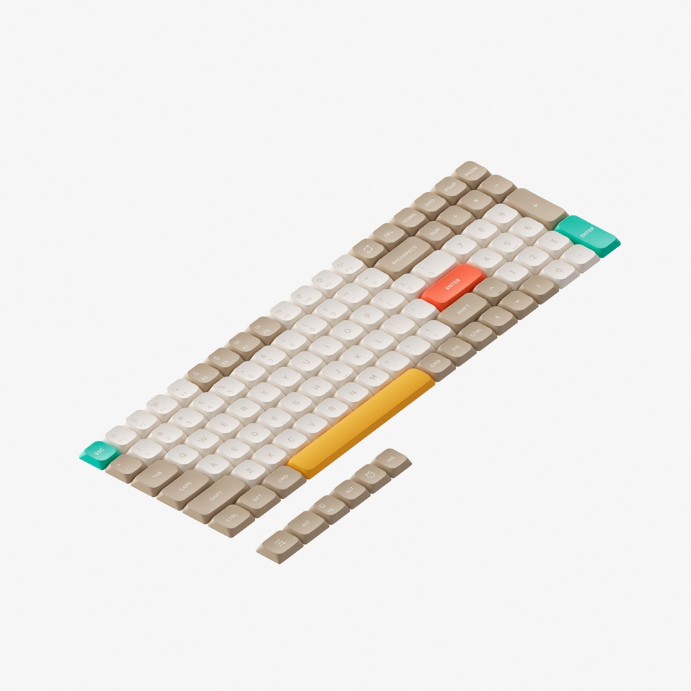 Bộ Keycap NuPhy COAST Dawn PBT Dye-sub nSA Profile for Low-Profile
