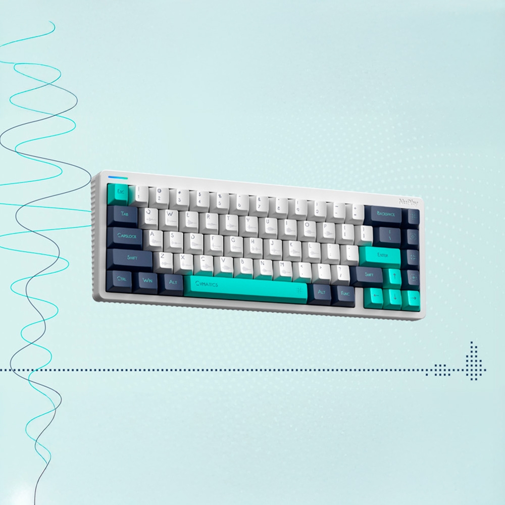 Bộ Keycap NuPhy Cymatics Bright PBT Dye-sub Cherry Profile for High-Profile