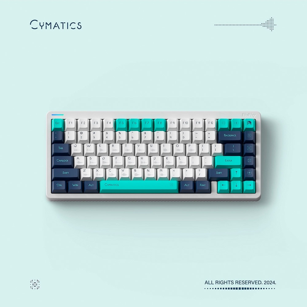 Bộ Keycap NuPhy Cymatics Bright PBT Dye-sub Cherry Profile for High-Profile
