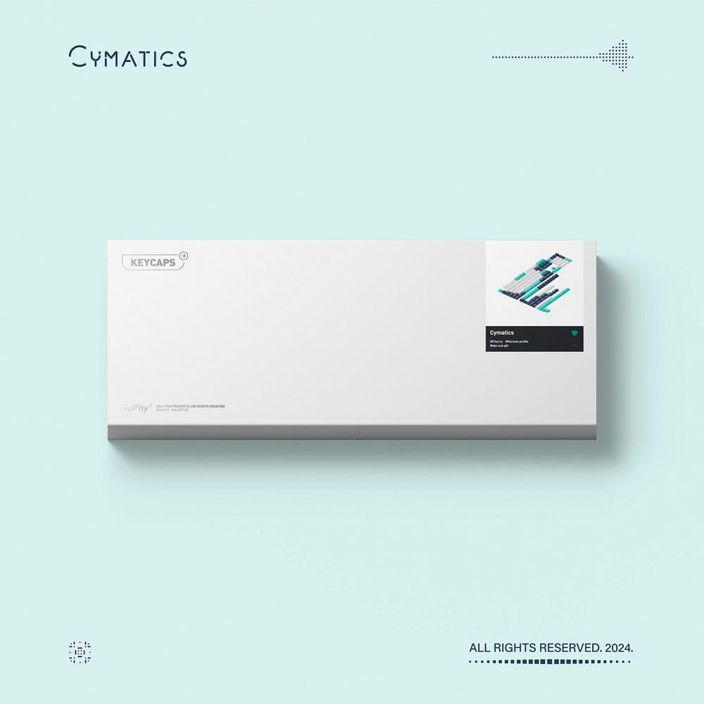 Bộ Keycap NuPhy Cymatics Bright PBT Dye-sub Cherry Profile for High-Profile