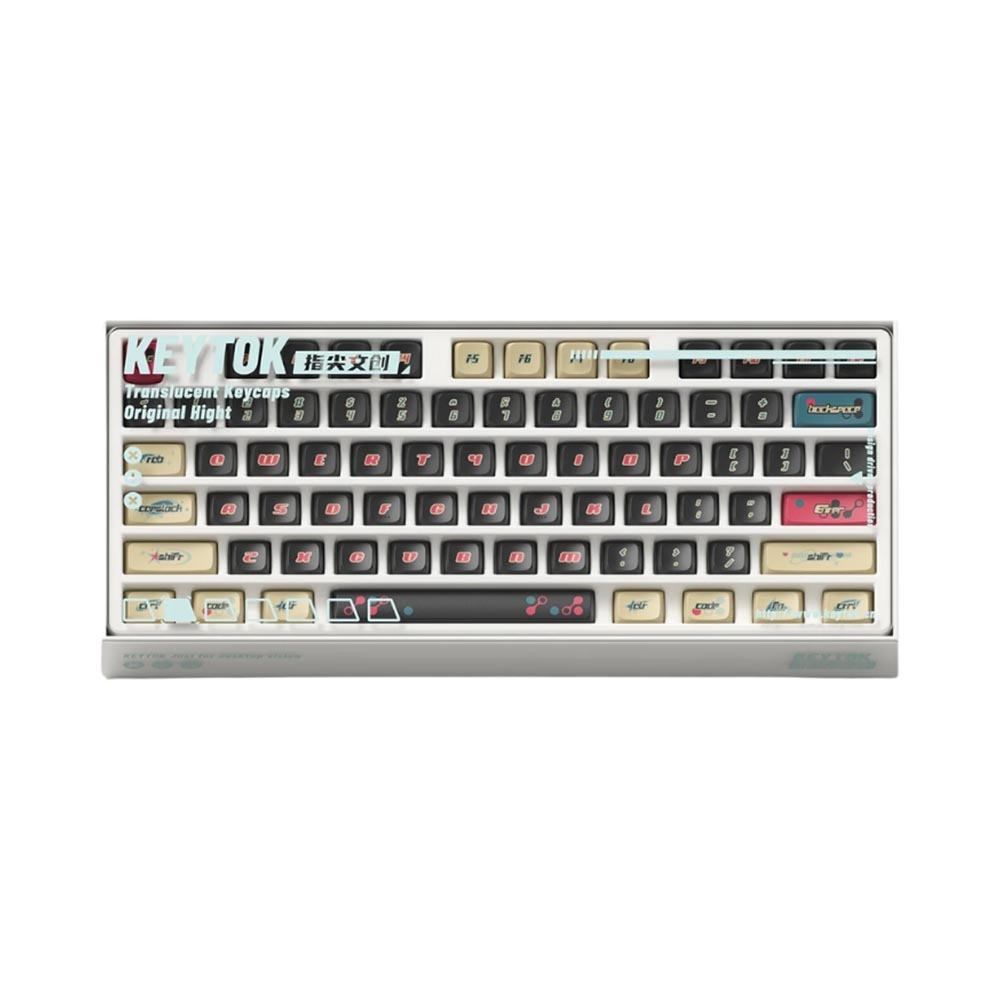 Bộ Keycap Nuphy KeyTok Y2K The Past Edition PBT Dyesub KDA Profile
