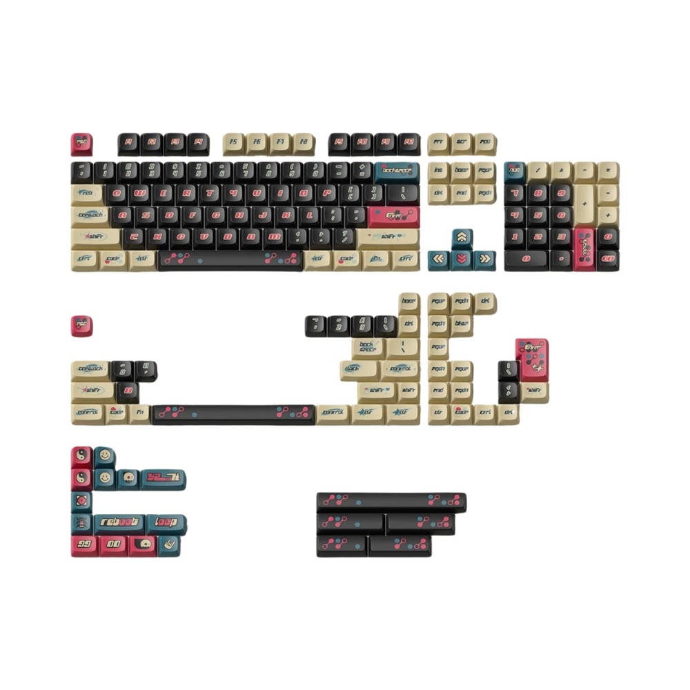 Bộ Keycap Nuphy KeyTok Y2K The Past Edition PBT Dyesub KDA Profile