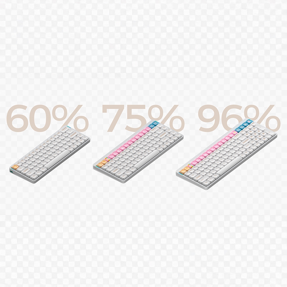 Bộ Keycap NuPhy Numoji Dark PBT Dye-sub nSA Profile for Low-Profile