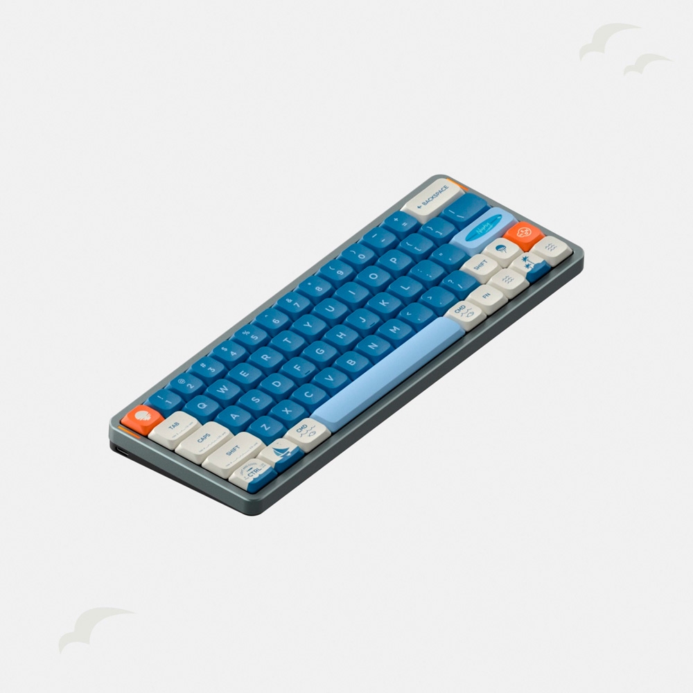 Bộ Keycap NuPhy Shiokaze PBT Dye-sub nSA Profile for Low-Profile