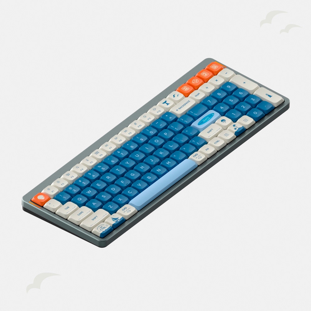 Bộ Keycap NuPhy Shiokaze PBT Dye-sub nSA Profile for Low-Profile
