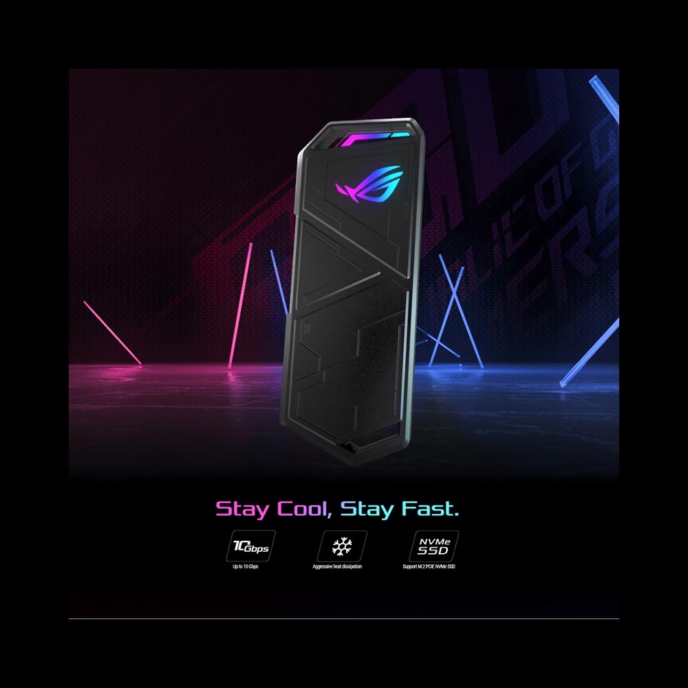 Box di động SSD M.2 NVMe 10Gbps Asus ROG Strix Arion Lite ESD-S1CL/BLK/G/AS//