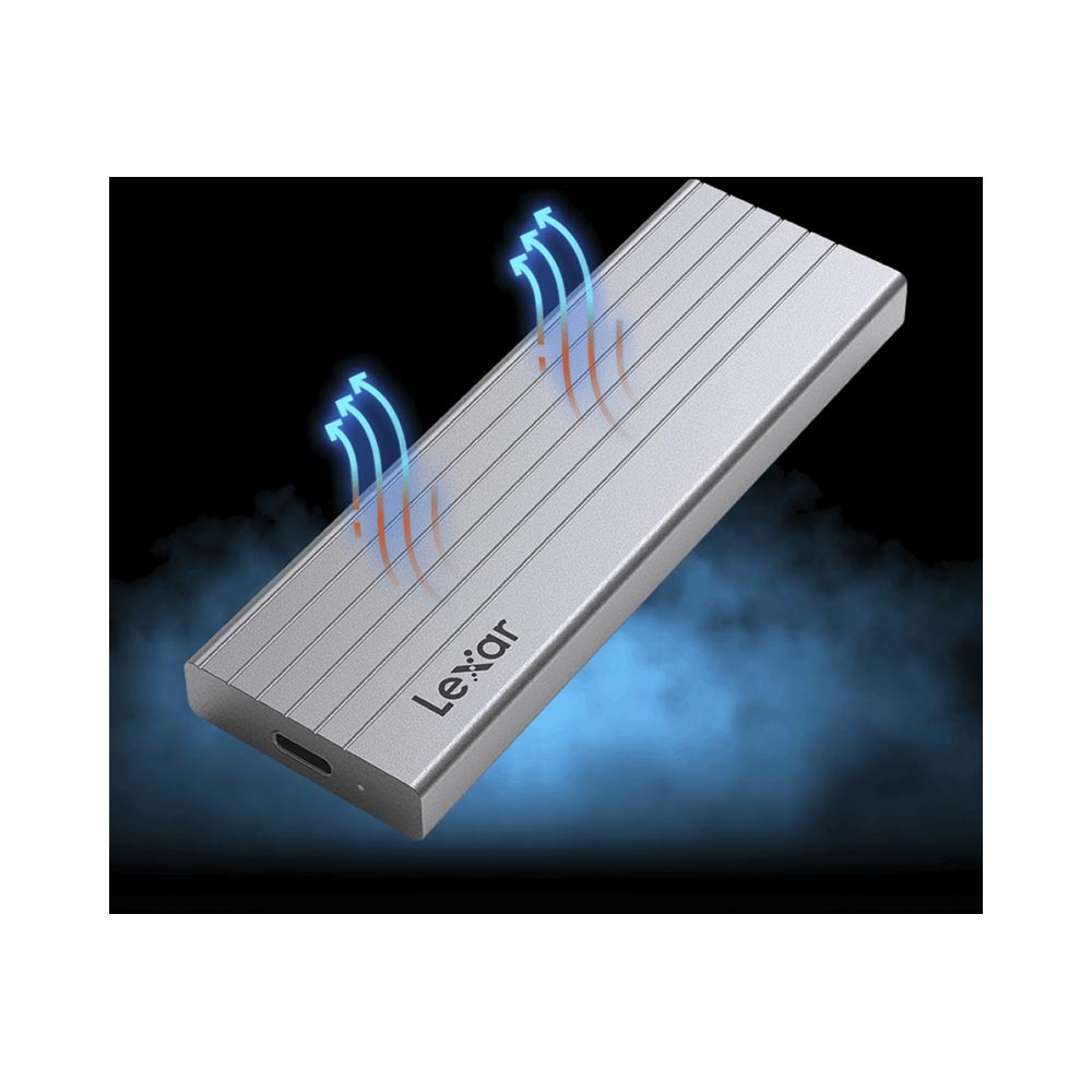 Box di động SSD M.2 PCIe NVMe 10Gbps Lexar E6 LPAE06N-RNBNG