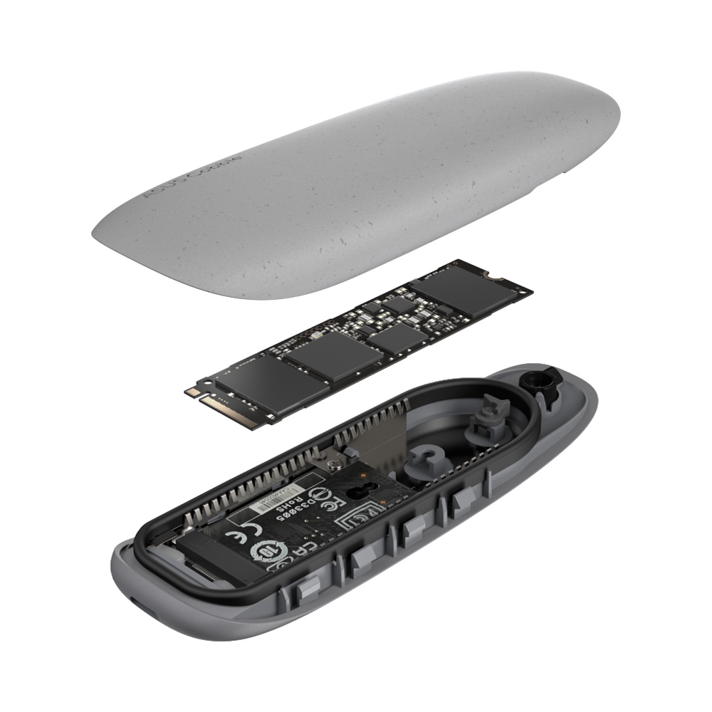 Box di động SSD M.2 PCIe NVMe to USB 3.2 Gen2 Type-C 10Gbps ASUS Cobble