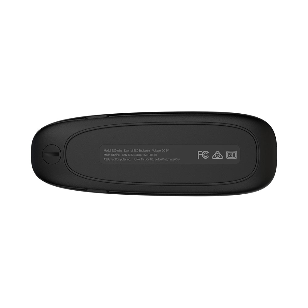 Box di động SSD M.2 PCIe NVMe to USB 3.2 Gen2 Type-C 10Gbps ASUS Cobble ESD-A1A/BLK/G//