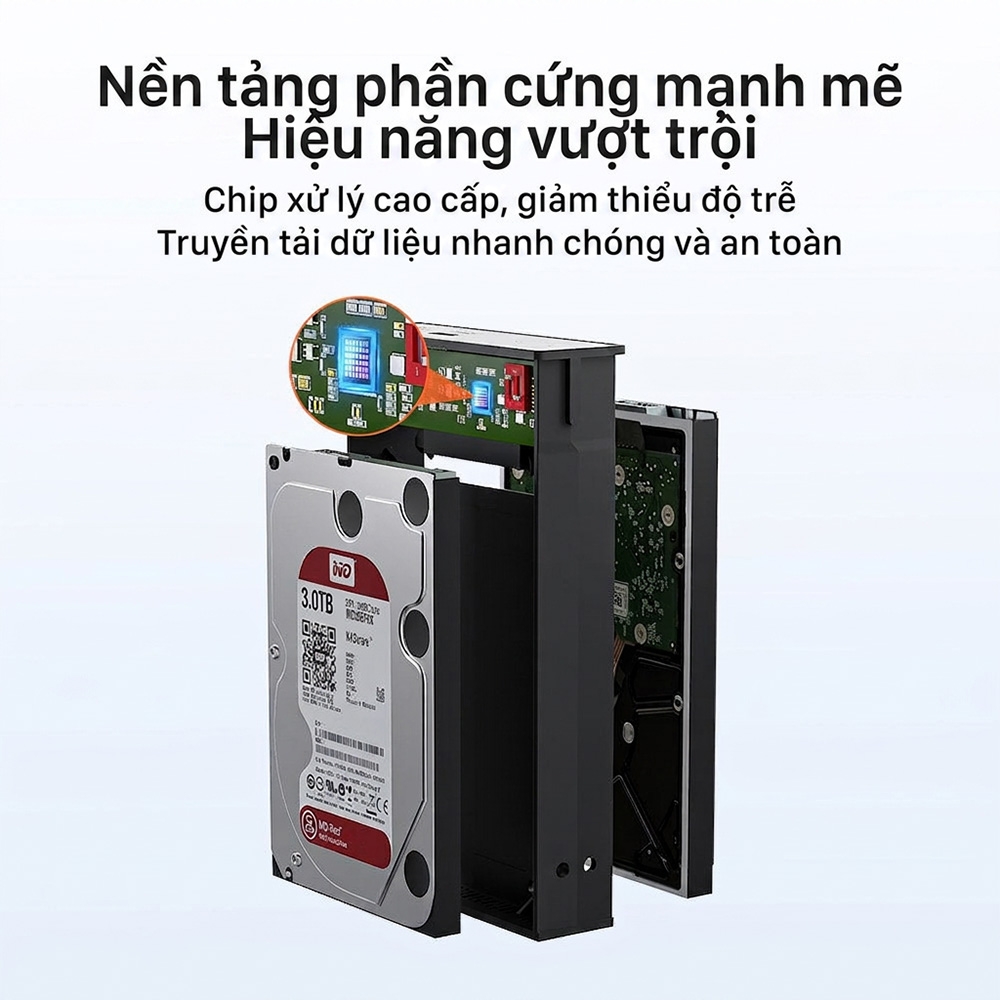 Box ổ cứng 2.5 Inch 5Gbps ACASIS Dual Bay EC-7252