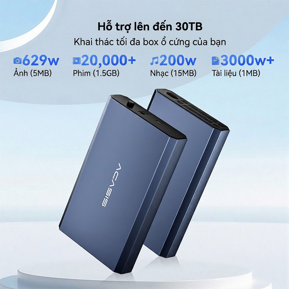 Box ổ cứng 3.5 Inch 10Gbps ACASIS EC-7351PRO