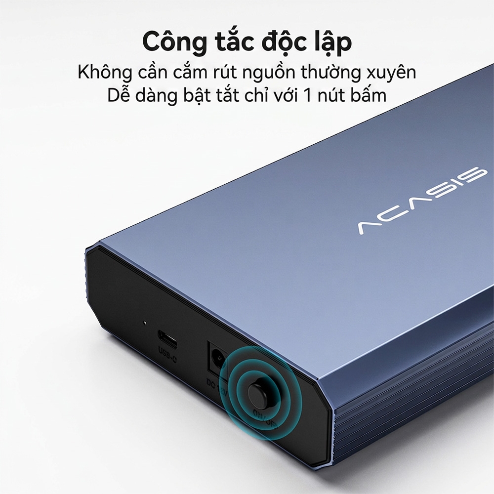 Box ổ cứng 3.5 Inch 10Gbps ACASIS EC-7351PRO