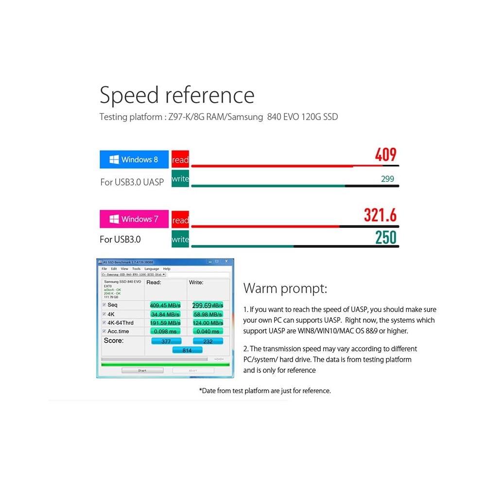 Box ổ cứng 3.5 inch 5Gbps Orico Transparent 3139U3-CR