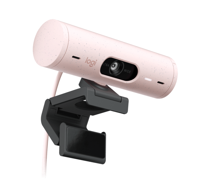 Webcam máy tính Logitech Brio 500 Pink 960-001433