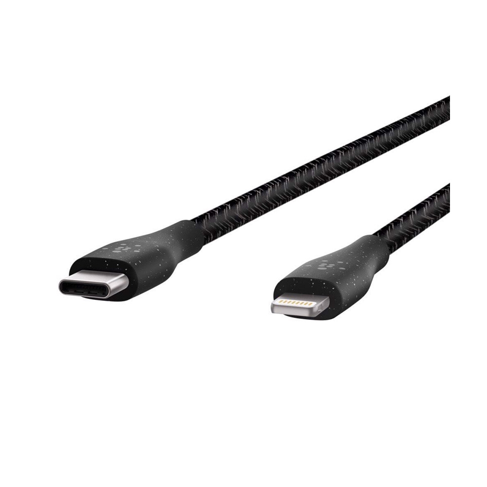 Cáp Belkin BoostCharge MFi USB-C to Lightning 30W 1.2M Vỏ Dù Duratex Plus