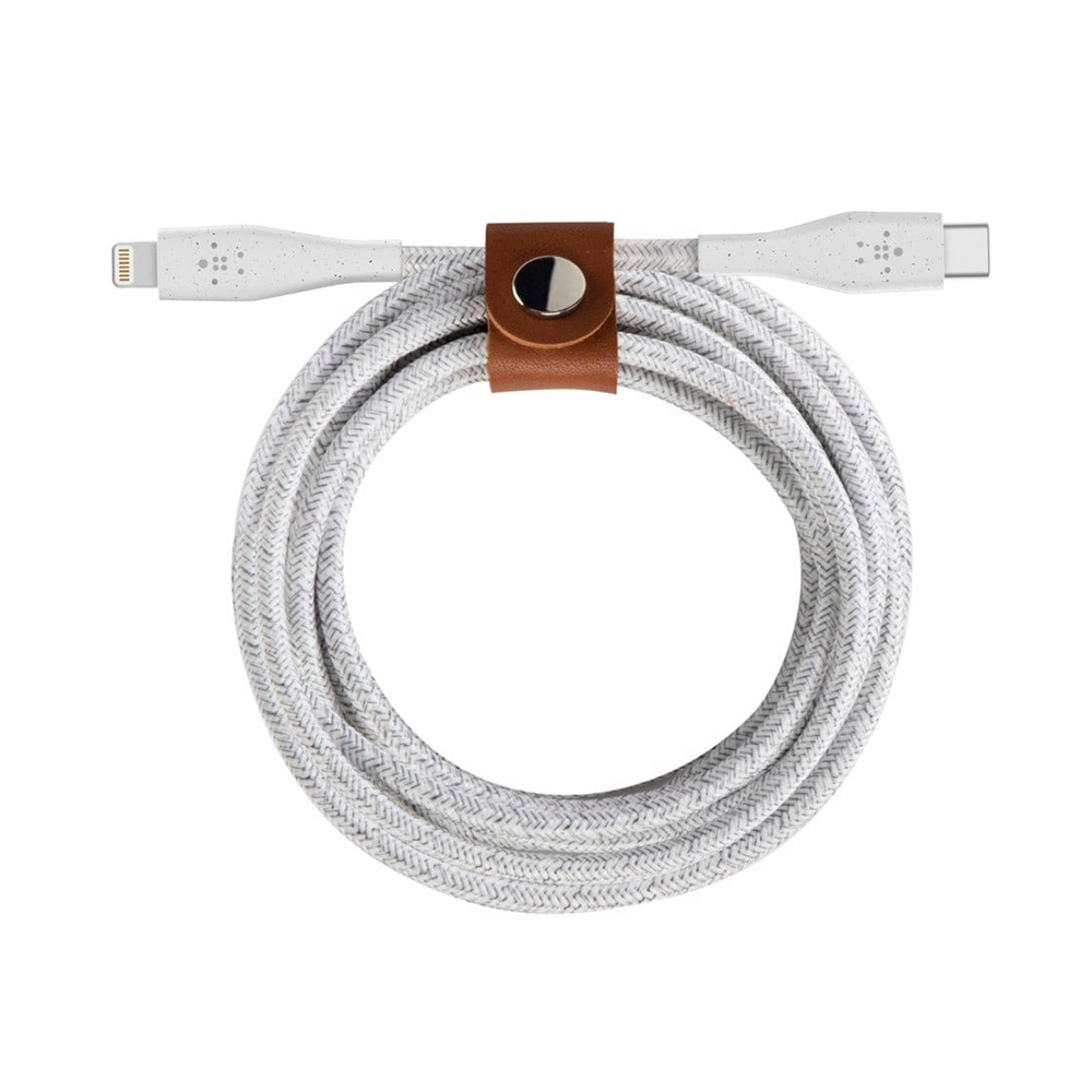 Cáp Belkin BoostCharge MFi USB-C to Lightning 30W 1.2M Vỏ Dù Duratex Plus