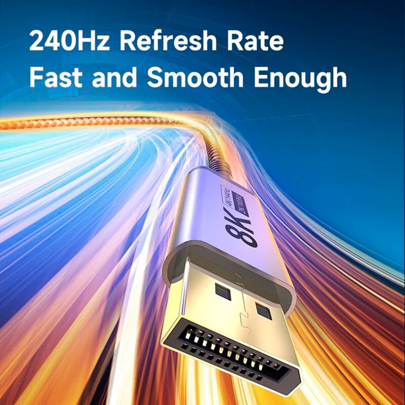 Cáp USB-C to Displayport 1.4 METALINK 2M 8K60Hz/ 4K144Hz/ 2K165Hz MTCDP-20