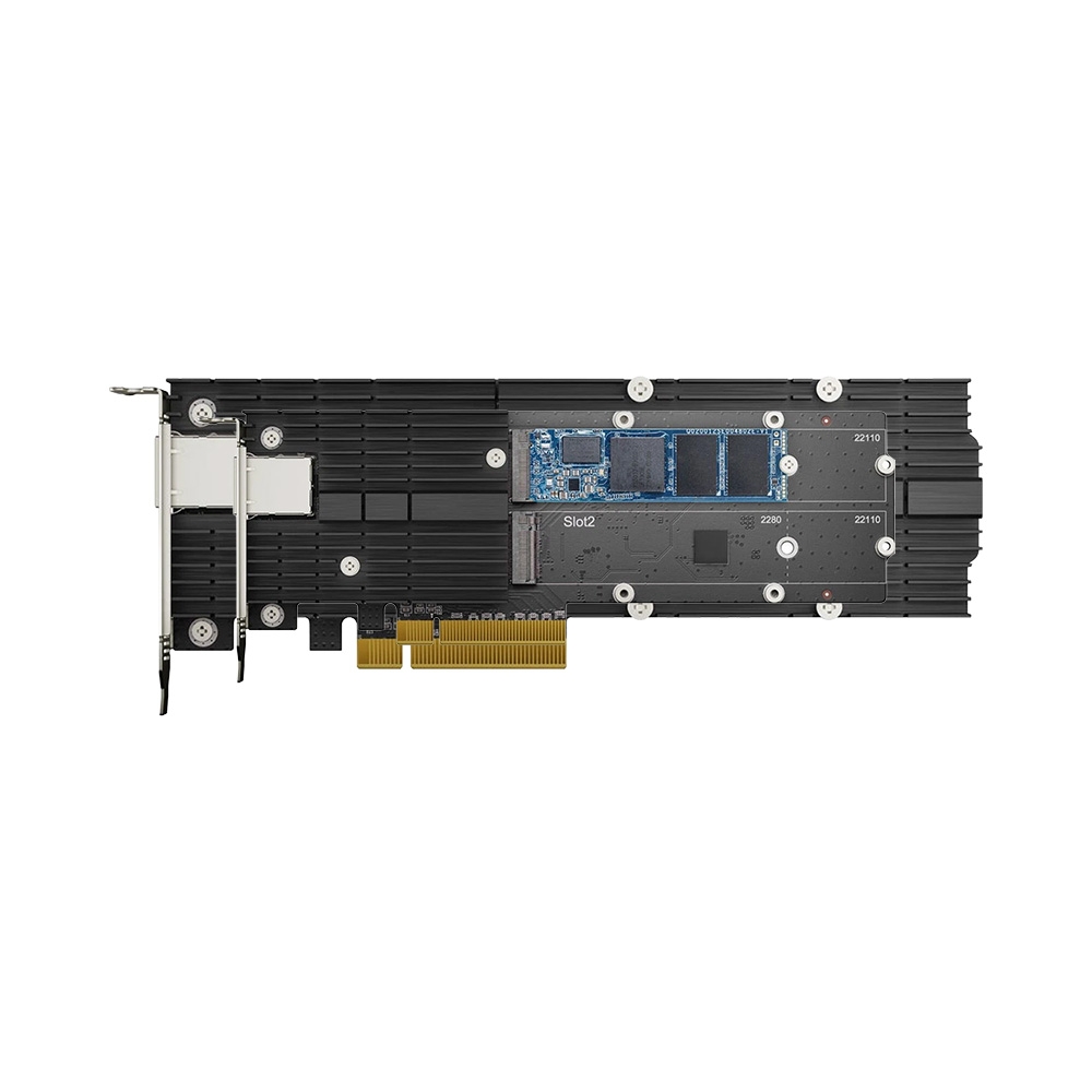 Card mạng Synology E10M20-T1 M.2 SSD & 10 Gigabit Base-T Combo Adapter
