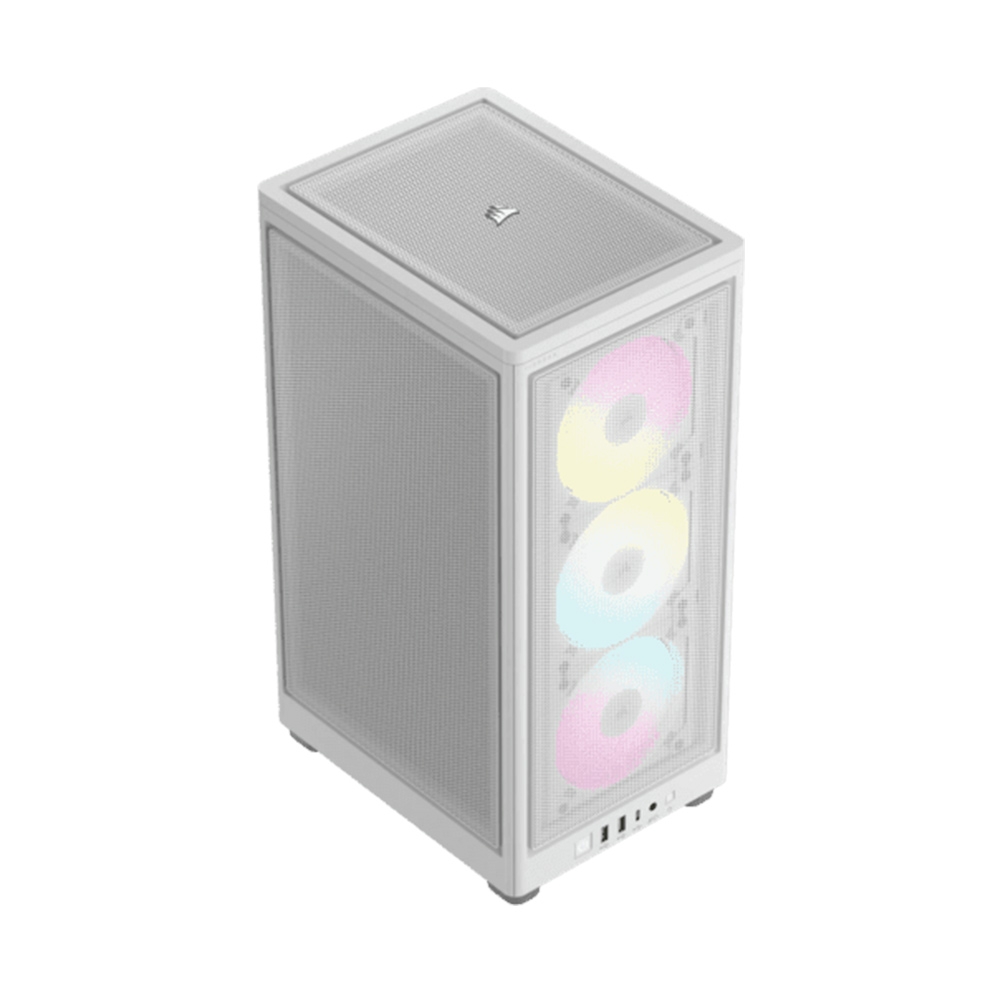 Case máy tính Corsair 2000D RGB Airflow Mini-ITX White CC-9011247-WW