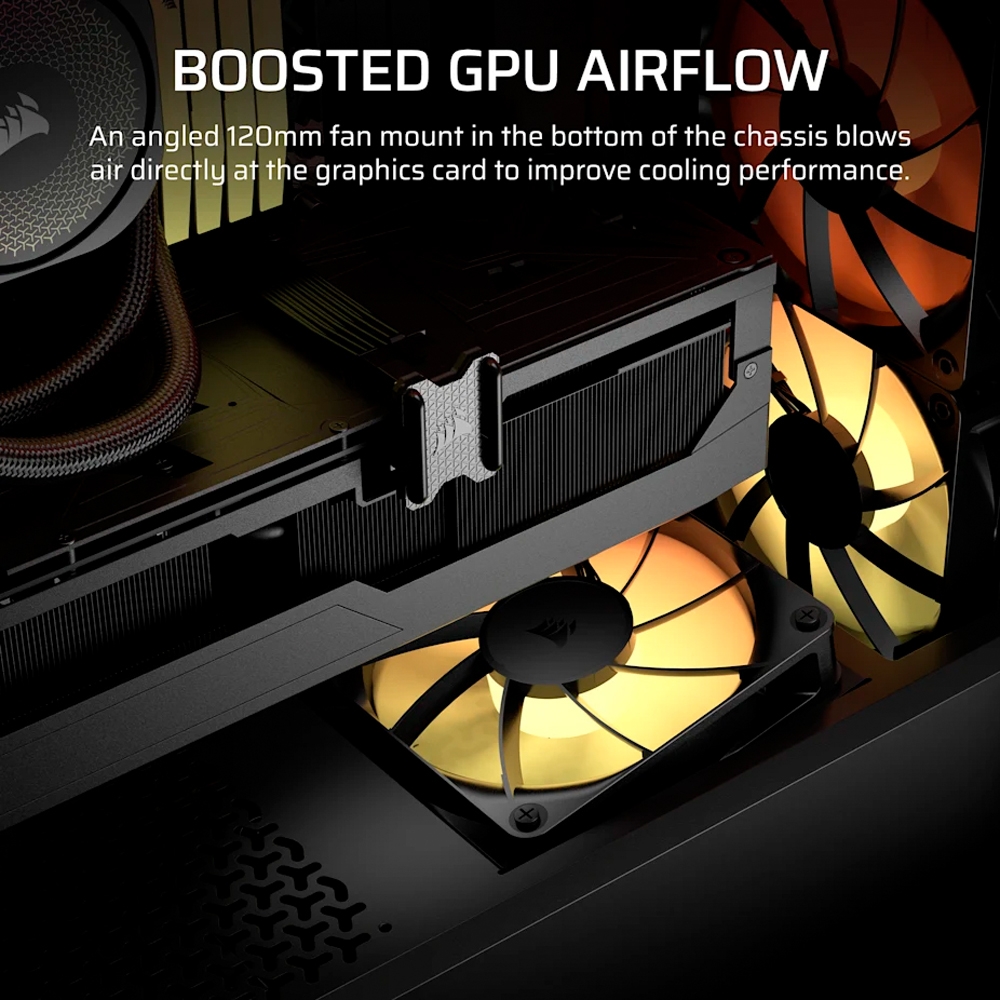 Case máy tính Corsair 3200D RS ARGB Black CC-9011344-WW
