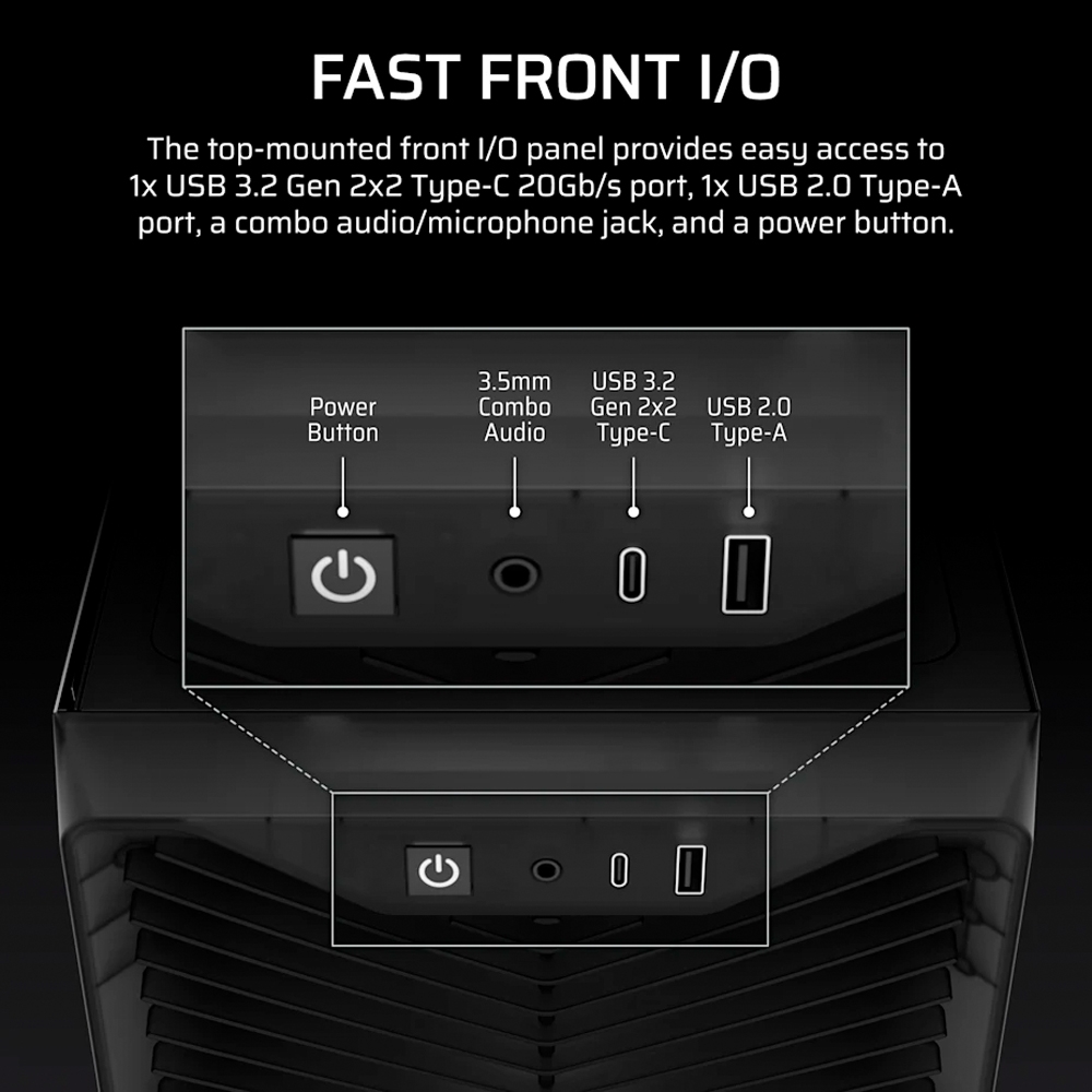 Case máy tính Corsair 3200D RS Smoke CC-9011336-WW
