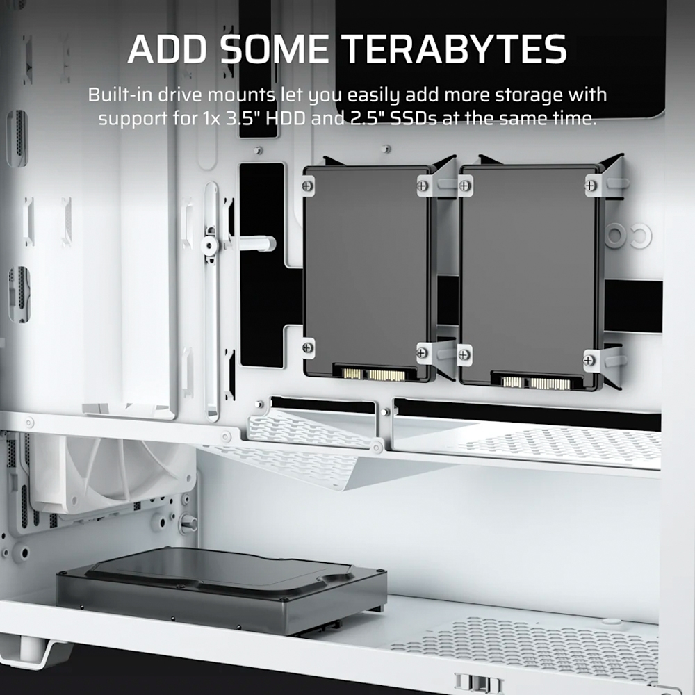 Case máy tính Corsair 3200D RS White CC-9011335-WW