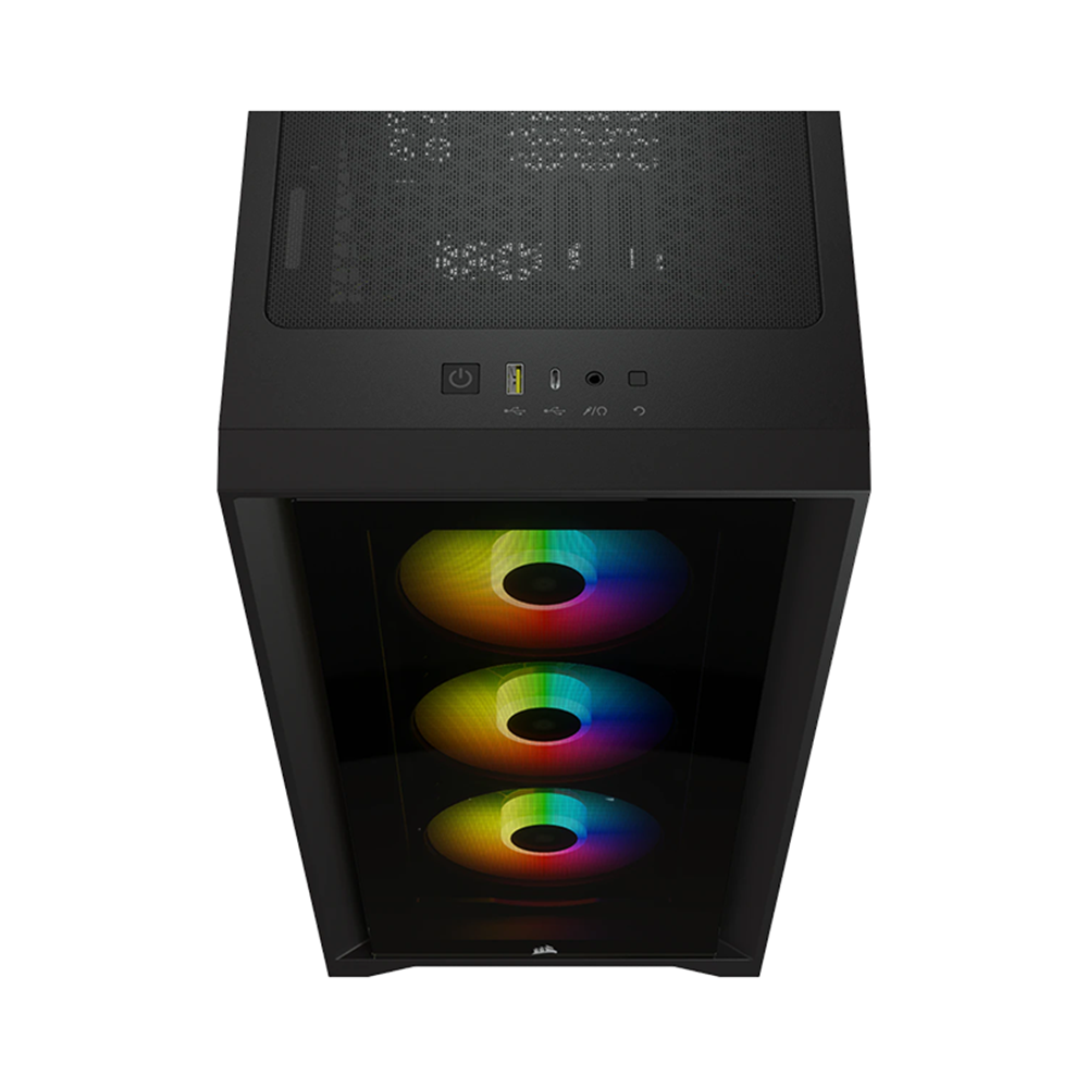 Case máy tính Corsair 4000X RGB TG Black CC-9011204-WW